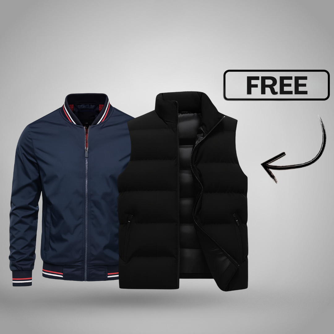 [BUY 1 GET 2] Bomber Jacket + Free Vest