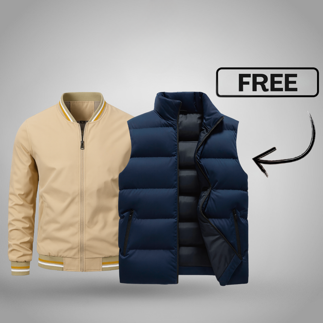 [BUY 1 GET 2] Bomber Jacket + Free Vest
