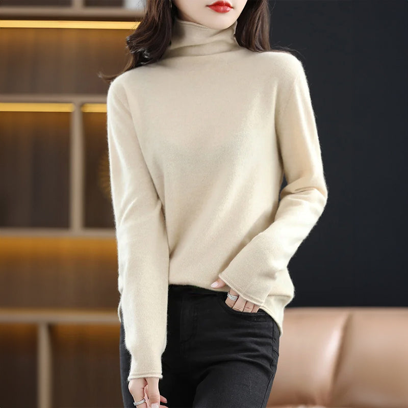 Zoe Knitted Turtleneck Pullover